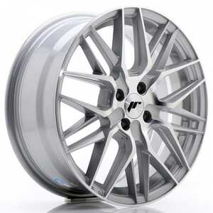 Japan racing Jr28 Silver Machined Face 7x17 4/108 ET35 N63.4